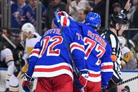 NHL: Stanley Cup Playoffs-Pittsburgh Penguins at New York Rangers