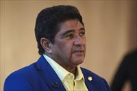 Brazilian Football Confederation President Ednaldo Rodrigues talks to media, after coach D