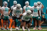 NFL: Campamento de entrenamiento de Miami Dolphins